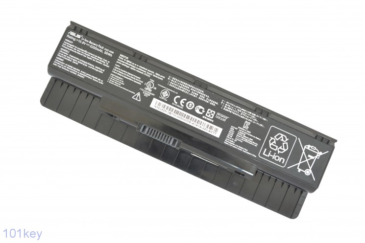 Аккумуляторная батарея Asus A32-N56 10,8v 5200mAh, 56Wh ORIGINAL для ноутбуков Asus N46, N56, N76,  