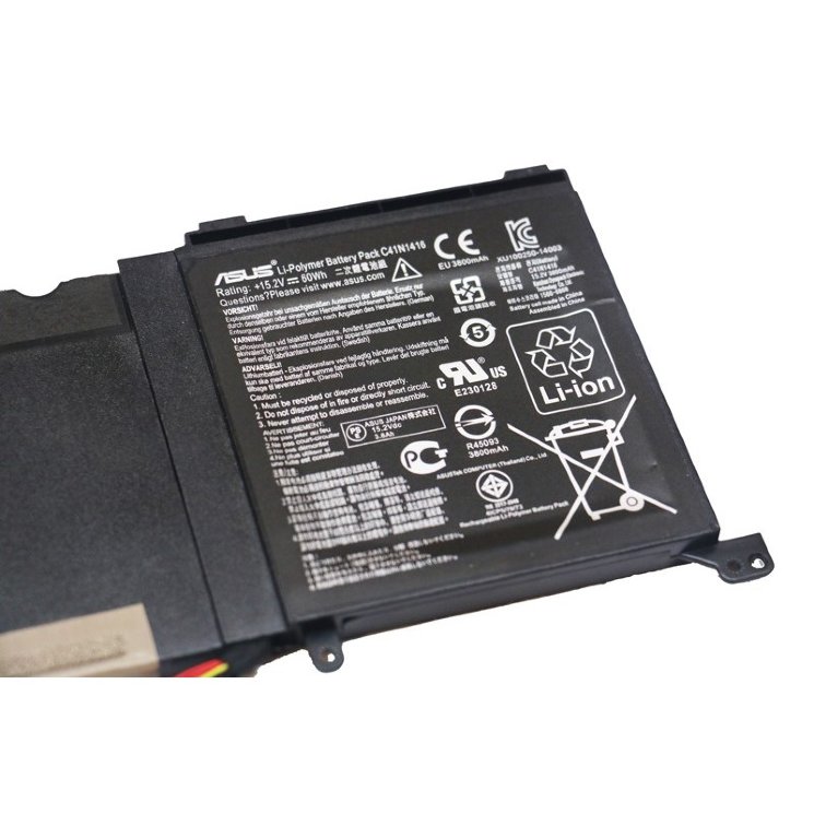 Аккумуляторная батарея Asus C41N1416 15.2V, 3800mAh, ORIGINAL для ноутбуков Asus ROG UX501VW, ROG UX501JW, ROG G501JW